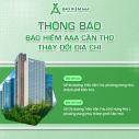 THÔNG BÁO THAY ĐỔI ĐỊA ĐIỂM TỔNG CÔNG TY CỔ PHẦN BẢO HIỂM AAA - CHI NHÁNH CẦN THƠ (CẬP NHẬT THÁNG 3/2026)