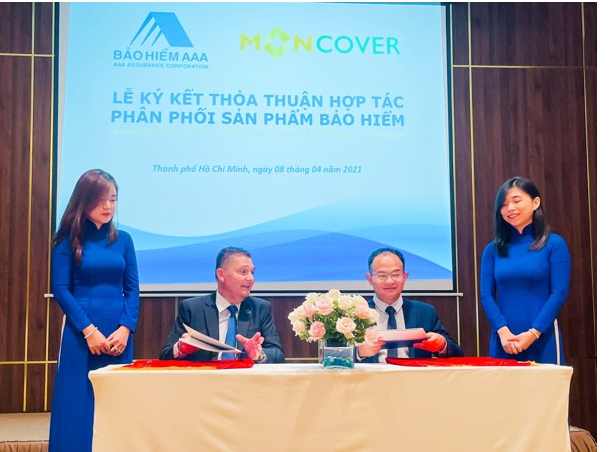 BẢO HIỂM AAA KÝ THỎA THUẬN HỢP TÁC PHÂN PHỐI VỚI MONCOVER